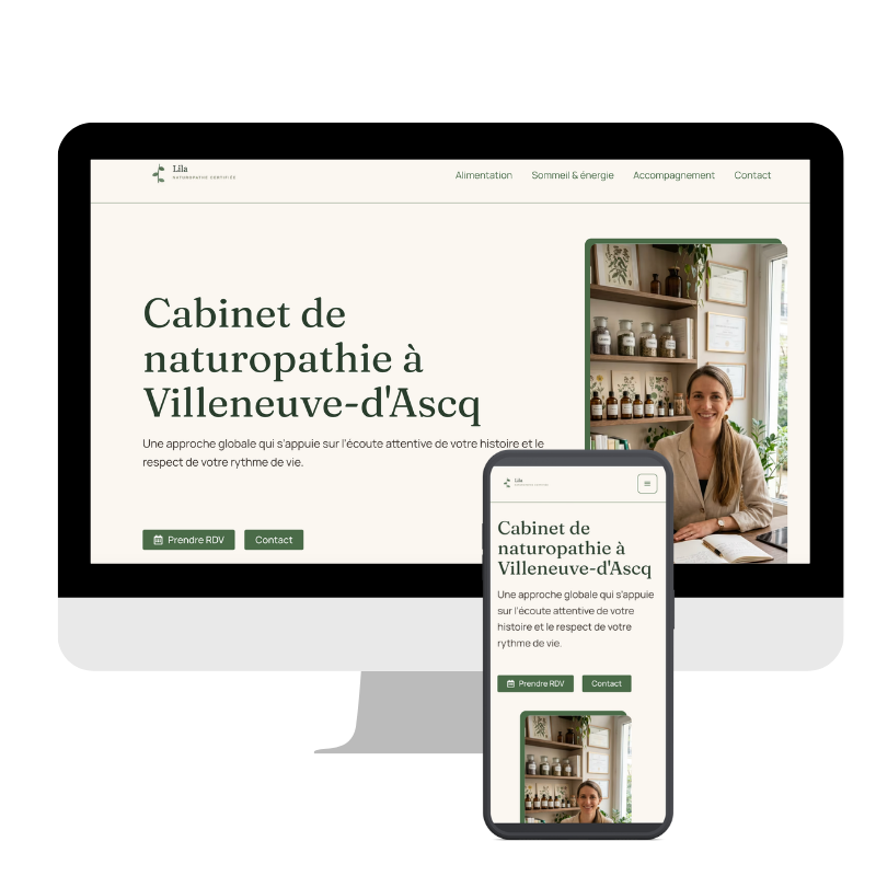 création site internet pour naturopathe